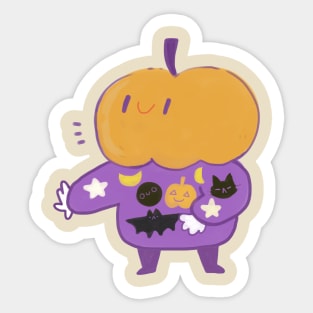 Halloween Candy eater Sticker